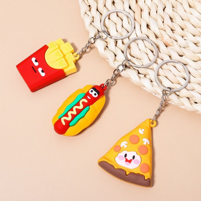 햄버거 패스트푸드키링 특이한키링