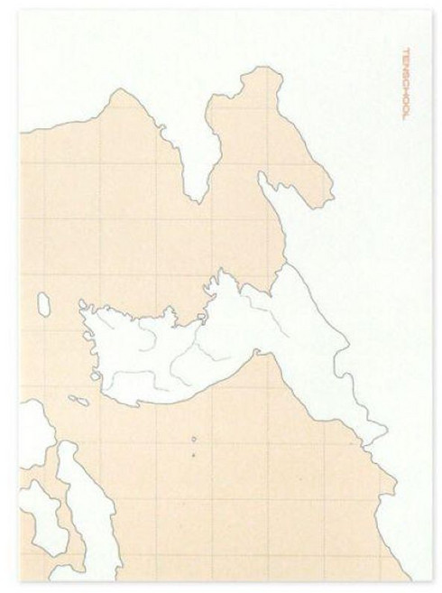 이노플리아 텐스쿨 점착 메모지 - 한국지도 가로형 중고생 30매 스티키메모지, 주식회사 인디고, 8809959822617
