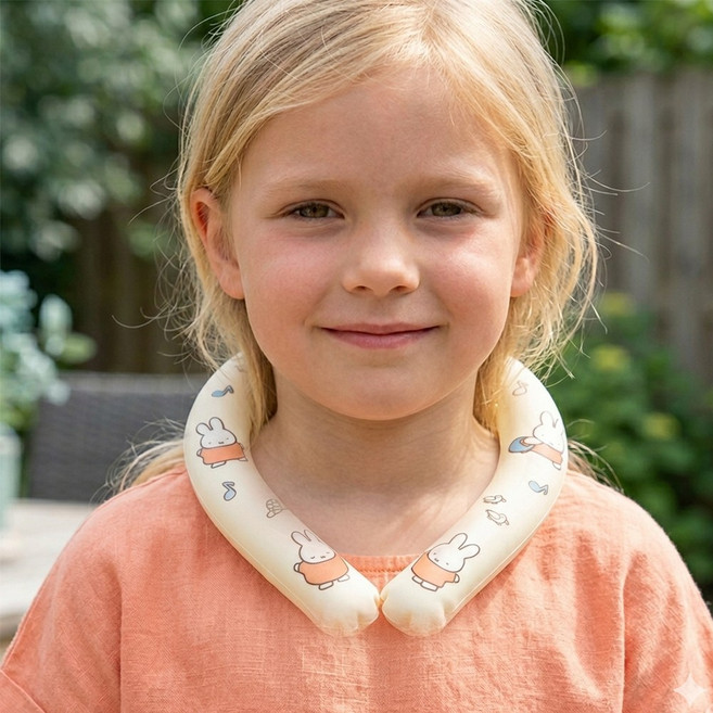 미피 아동 넥쿨러 쿨넥밴드 여름 아이스쿨 쿨링 넥밴드 목토시 아이스 목도리 얼음 목걸이 넥쿨링 쿨목수건 쿨머플러 아이스팩 냉찜질, 1개, free