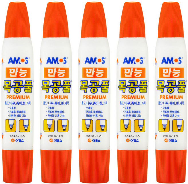 아모스 만능 목공풀 36g, 74g, 5개