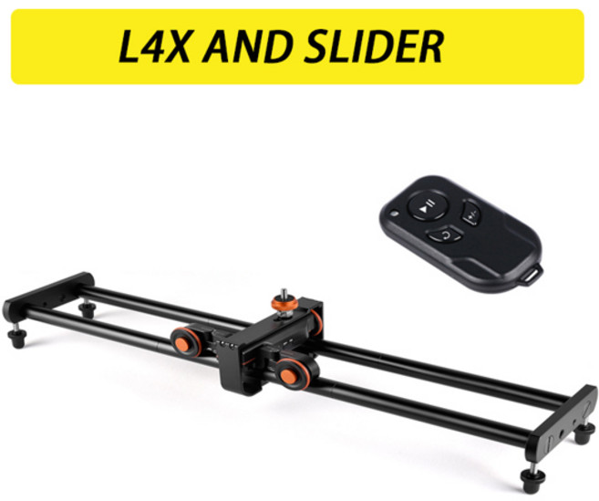 촬영장비 카메라레일 YELANGU 카메라 비디오 Autodolly 전기 모터 트랙 슬라이더 canon 호환 니콘 호환 Son, 01 CHINA, 04 L4X and slider, [04] L4X and slider