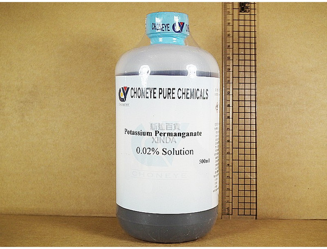 正勤 過錳酸鉀 0.02% & 0.01% 試藥級 500ml, 0.02%-500ml, 1個
