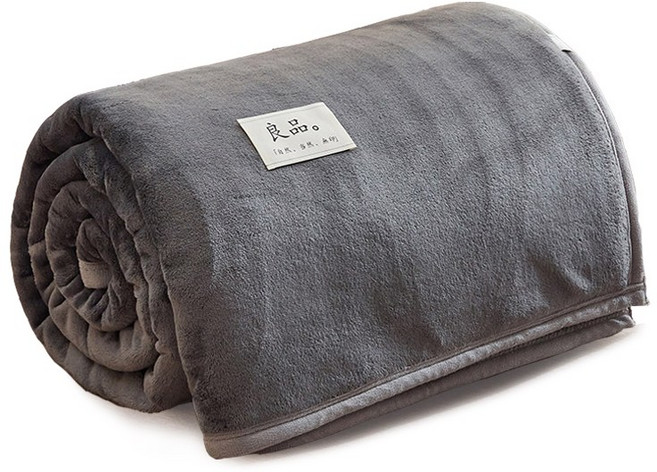 이몰리스 부드럽고 도톰한 무지 체크 융 양품 담요 이불 무지와 체크