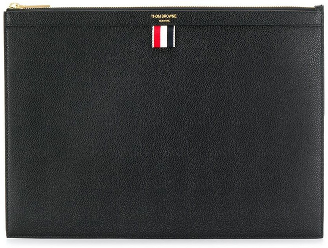 톰 브라운 그로그랭 리본 트리밍 파우치