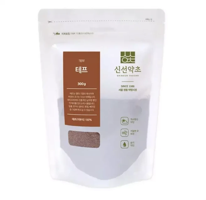 신선약초 대체곡물 테프씨드 테프 곡물, 300g, 1개
