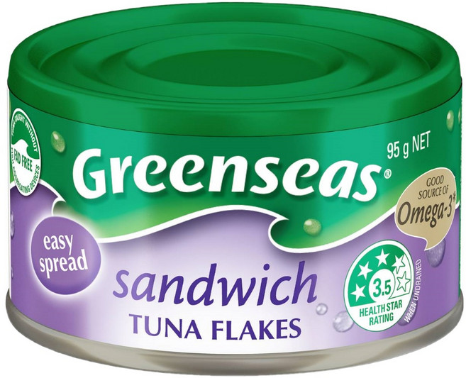 4위 - 그린시스 샌드위치 참치 플레이크 95g Greenseas Sandwich Tuna Flakes, 1개