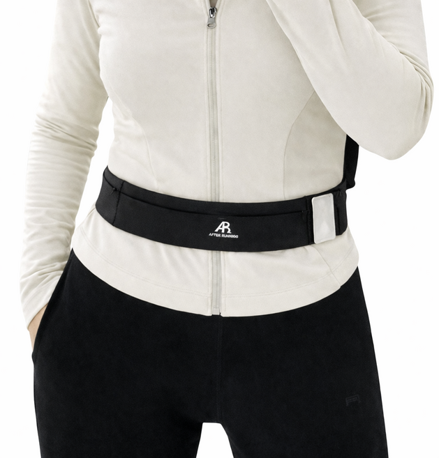 애프터러닝 와이드 러닝벨트 플립벨트 3포켓 물병수납 마라톤 러닝 등산