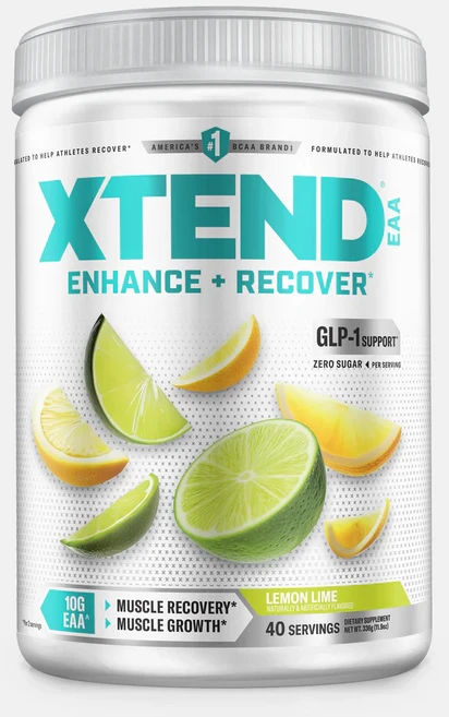 XTEND 싸이베이션 EAA 엑스텐드 EAA XTEND EAA + BCAA 아미노산 파우더 40 서빙 레몬라임, 1개, 336g - 쿠팡