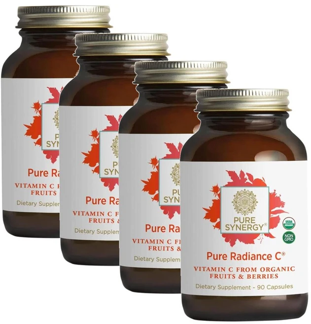 퓨어시너지 퓨어 래디언스 비타민C 캡슐 PURE SYNERGY Pure Radiance VitaminC, 90정, 4개 - 쿠팡