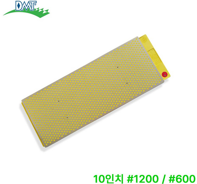 미국 DMT 다이아몬드 양면 숫돌 600방 1200방 10인치 칼갈이 받침대 미포함, 1개