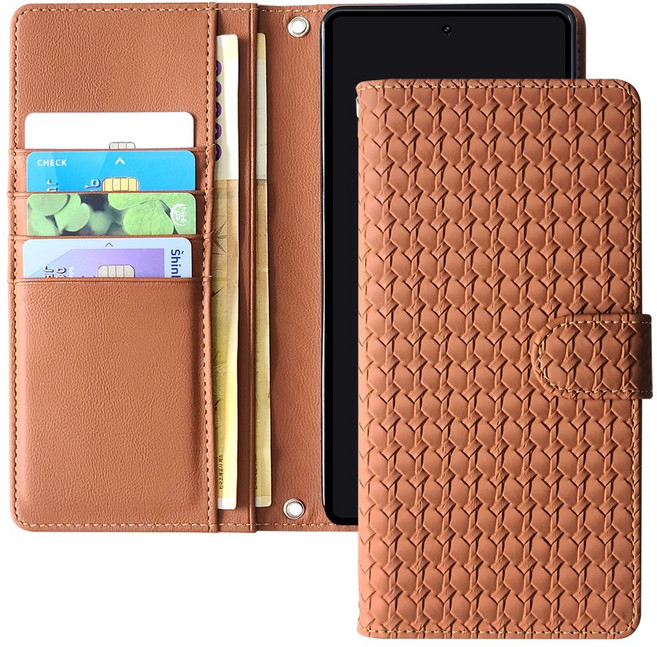 갤럭시 S26 시리즈 S26 / S26플러스 / S26울트라 - 우노 3D입체패턴 지폐2칸+카드5장 올인원 지갑형 케이스 + 손목스트랩