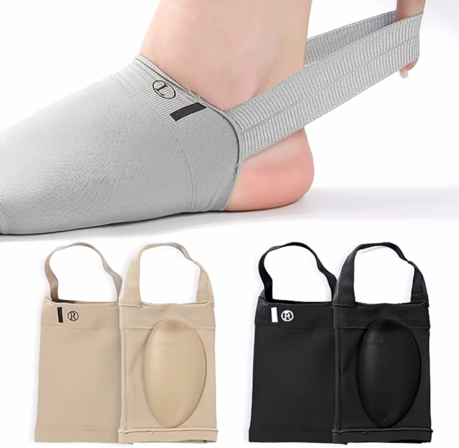 편안한 족저근막 지지 SEBS 아치패드 깔창 2p 세트, 1세트