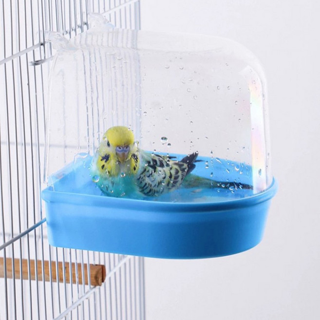 앵무새 욕조, 1개, 블루