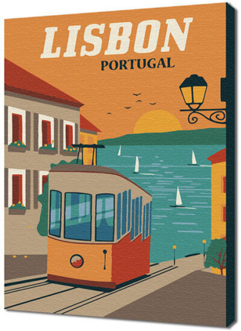 아트박스/셀프페인팅 에코솔 미니여행 리스본 2030 12색, 1개