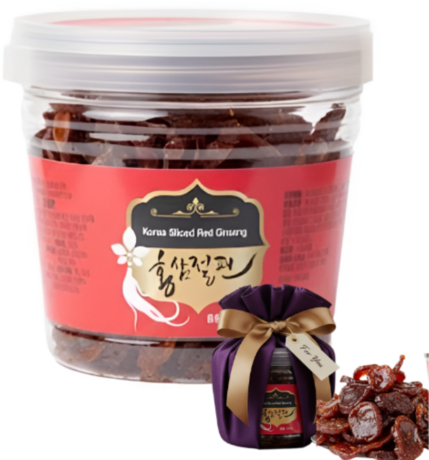 고려홍삼절편 200g 실속형 외국인선물 red genseng, 1개