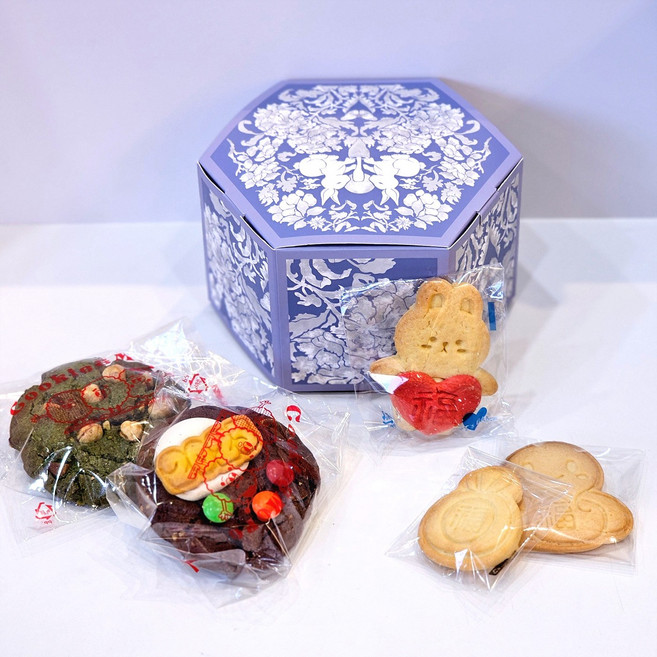 복을 드리는 르뱅 버터쿠키 세트 답례쿠키 대량 주문 선물용 고급 쿠키, 르뱅쿠키, 황치즈쿠키, 1개