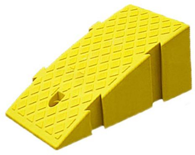 차량 진입판 경사로 휠체어 경사판 이동식 카스토퍼 자동차용 경량 플라스틱 커브 램프 차도 자동차 트럭용 헤비 듀티 키트 세트 다목적, Yellow, 02 Yellow