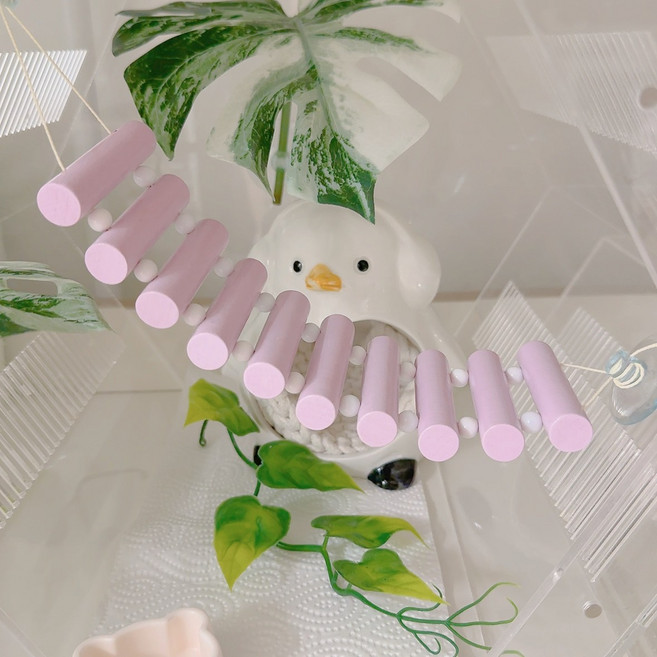 야야랜드 파스텔 사다리 백업 출렁다리 징검다리 도마뱀 파충류 놀이터, 기본형 퍼플, 1개