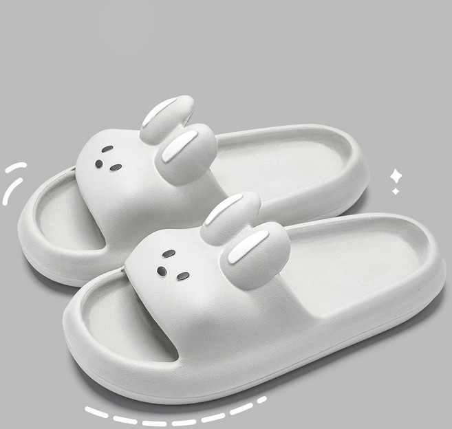 곰돌이샵 말랑말랑 귀여운 몽실 토끼 EVA 슬리퍼 발편한 쿠션 실내화