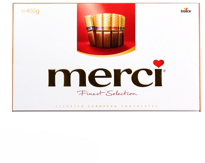 메르시 파이니스트 셀렉션 레드 초콜릿, 400g, 1개
