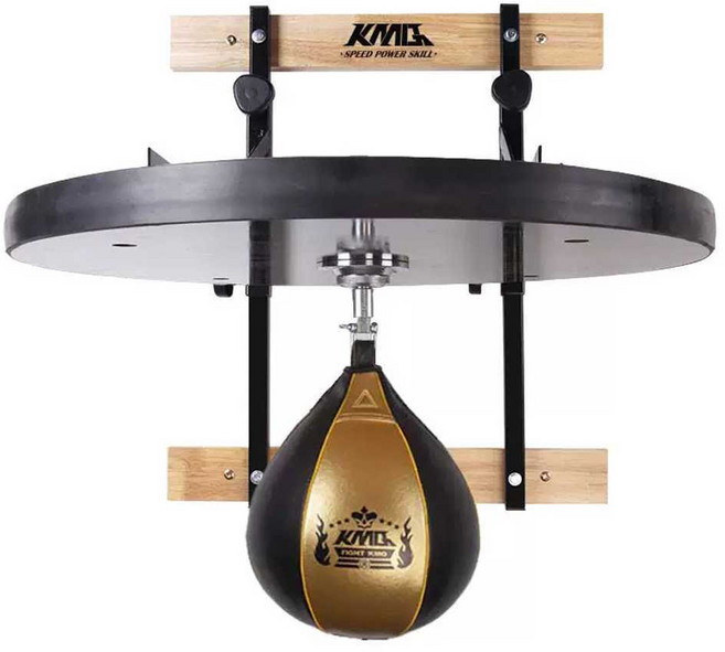 벽걸이형 복싱 스피드볼 샌드백 연습 펀치볼 체육관, 단일봉 흑백 (2.5cm)