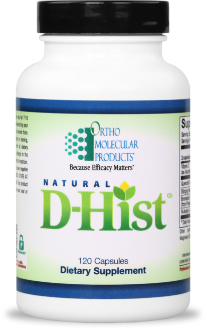 미국 Ortho Molecular Natural D-Hist 120정 호흡기 건강 면역력 균형, 1개