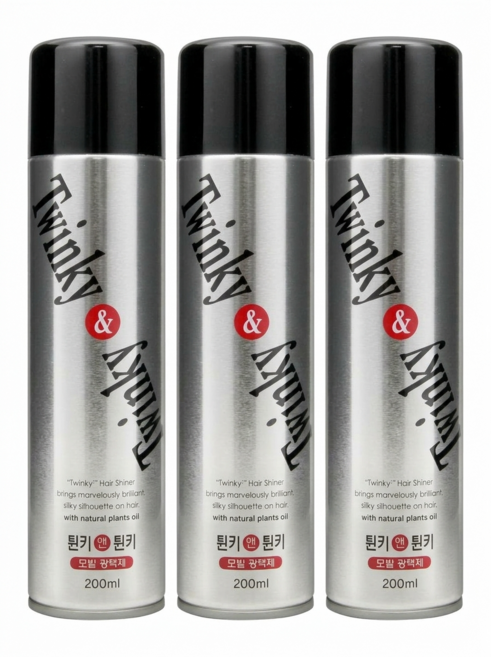 케론 튄키 앤 튄키 광택 스프레이 200ml, 3개