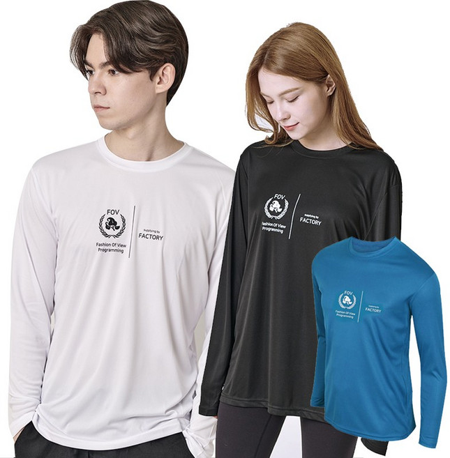 이그잼플 냉감 기능성 아이스 쿨 티셔츠 긴팔티 4종 시원한 긴팔