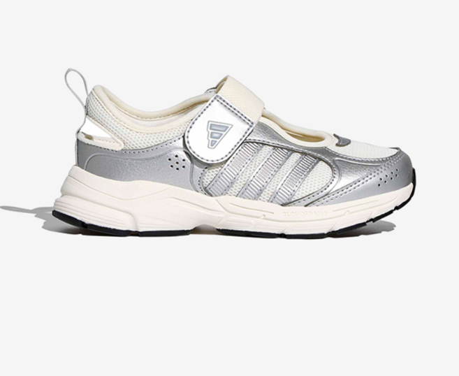 동수원에스키즈 [아디다스] 메리제인 샌들 (크림/실버) KH5973