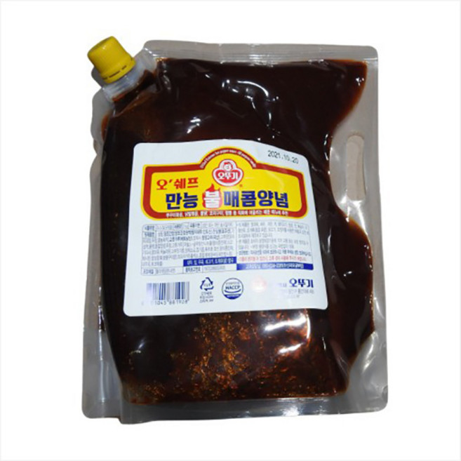 오뚜기 오쉐프 만능 불매콤양념 2kg, 4개