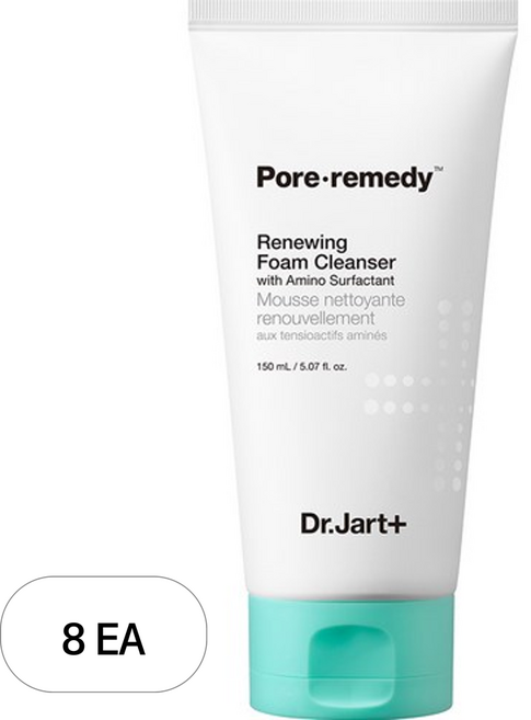 닥터자르트 포어 레미디 리뉴잉 폼 클렌저, 150ml, 8개