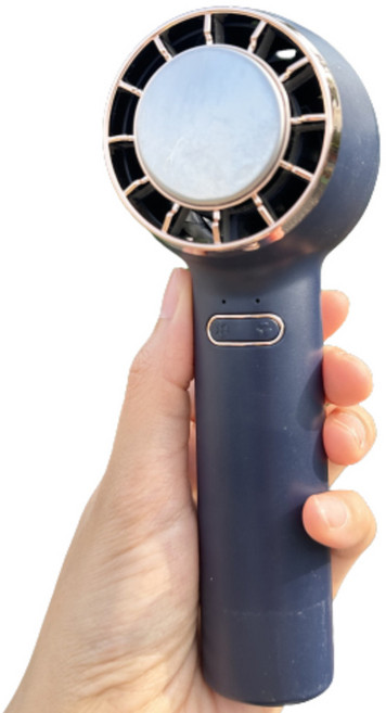 에디토 휴대용선풍기 1초 급속냉각 에어컨 미니 손선풍기 EDI-8282, 다크블루 EDI8282, 다크블루