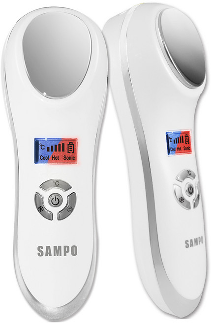 SAMPO聲寶 深層震動冷熱美顏儀 溫熱 原廠保固, 白色, FY-Z1512L