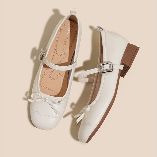 瑪莉珍鞋 氣墊 皮面 娃娃鞋