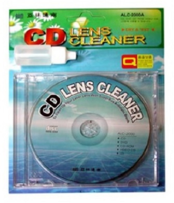 CD DVD 렌즈크리너 오디오 카세트 비디오 헤드 VTR 크리너 건식 습식, 1개