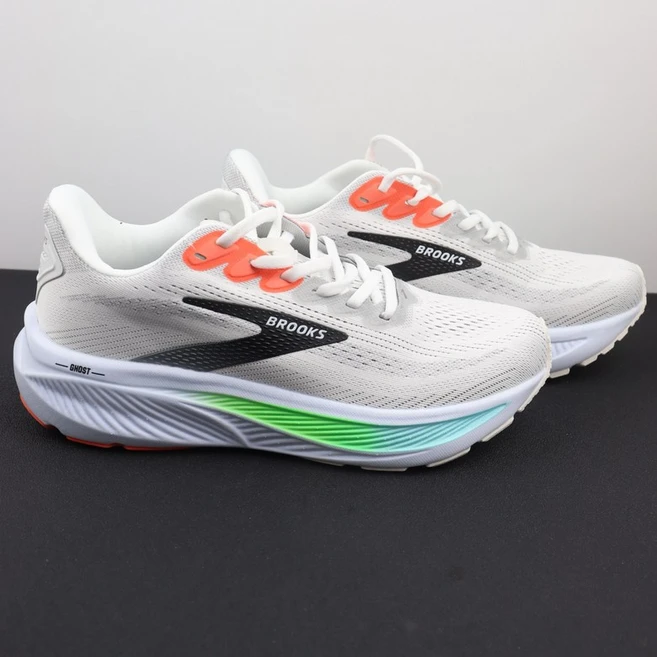 러닝화 고스트 17 화이트 그린 1104421D112 - 쿠팡