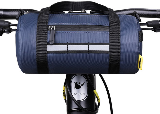 라이노워크 자전거 핸들가방 프론트백 핸들바 가방 RK9101, 블루, 1개