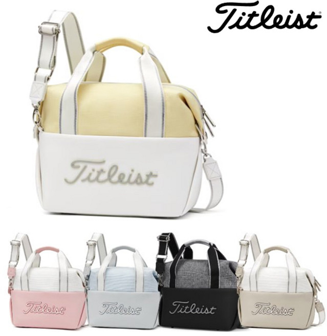 타이틀리스트 2025 우먼스 어반 토트백 TA24TWUK (정품), 블랙/블랙/실버