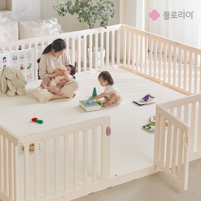 [플로리아] 허그쉴드 베이비룸 아기가드 울타리 아기 안전가드, 14P(200x280), 1개