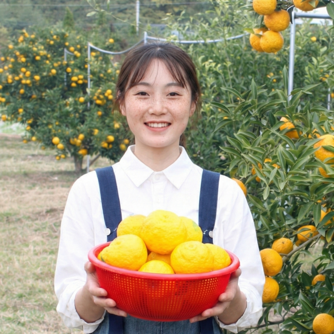 [미더운팜] 고흥 유자 생과 제철 한박스 상큼한 향 가득 유자청 재료 3kg, 1박스