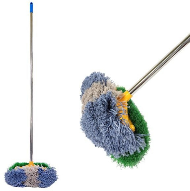 양면차솔 스텐봉150cm 세차 청소솔 대형차 용품 잔디차솔 버스차솔 걸레 실차솔 pur+2209ZG