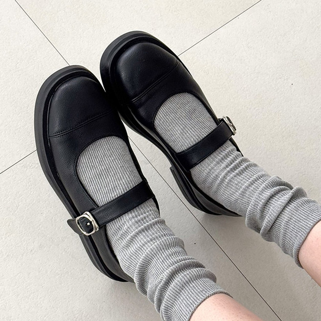 꼼지락 여성 메리제인 발편한 로퍼 단화