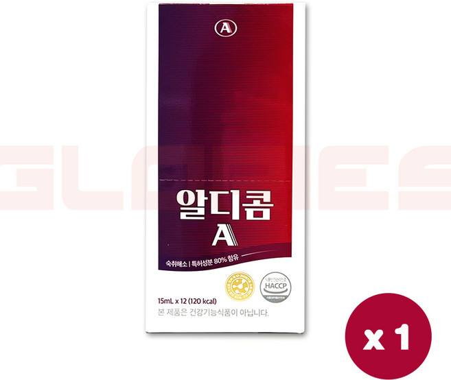 공식 숙취해소제 알디콤A 액상스틱형 5포입, 12개, 15ml