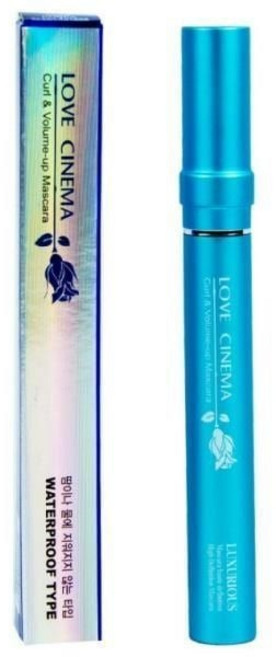 러브시네마 컬 앤 볼륨 업 마스카라 흑색-블루 7ml, 1개, 상세페이지 참조