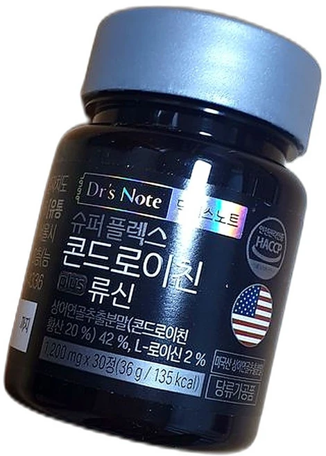관절 건강 지원 슈퍼플렉스 콘드로이친 류신 함유 고용량 면역력 증진 영양제 30정 3박스, 3개 - 쿠팡