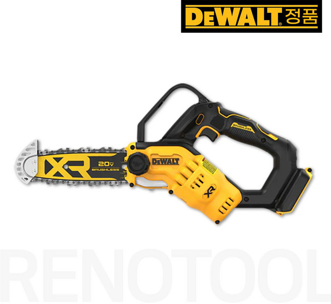 디월트 DCMPS520N 20V 충전체인톱 본체(베어툴) BL 204mm(8인치) 벌목 절단, 1