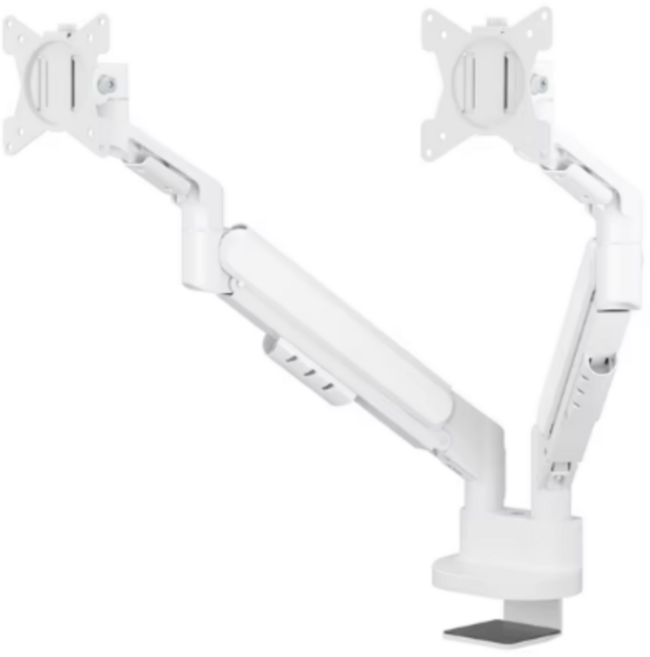 카멜마운트 일반형 듀얼 벽면 밀착형 모니터 거치대 AMADS, 화이트(AMADSW), 1개