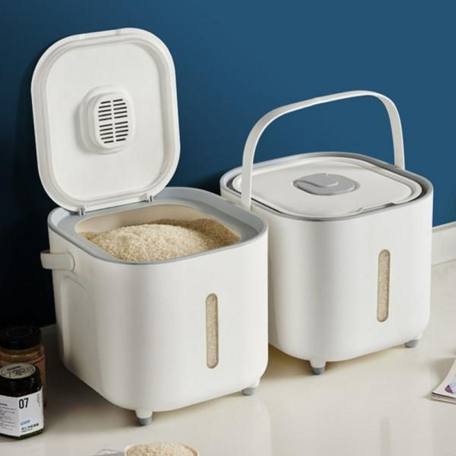 압축 쌀통 12kg 진공 실링 쌀벌레방지 스쿱포함 K423, 단품, 1개