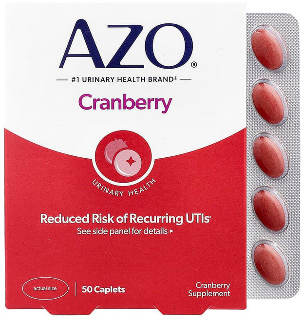 AZO 크랜베리 비뇨기 건강 50정 AZO-42067, 1개