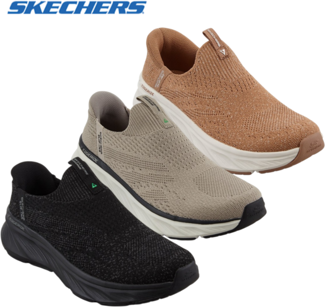 백화점발송 스케쳐스 남여공용 슬립온 아웃도어 니트소재 쾌적함 통기성 편안한신발 일상 캠퍼스 오피스 런닝 가벼운등산 데일리화 출퇴근화